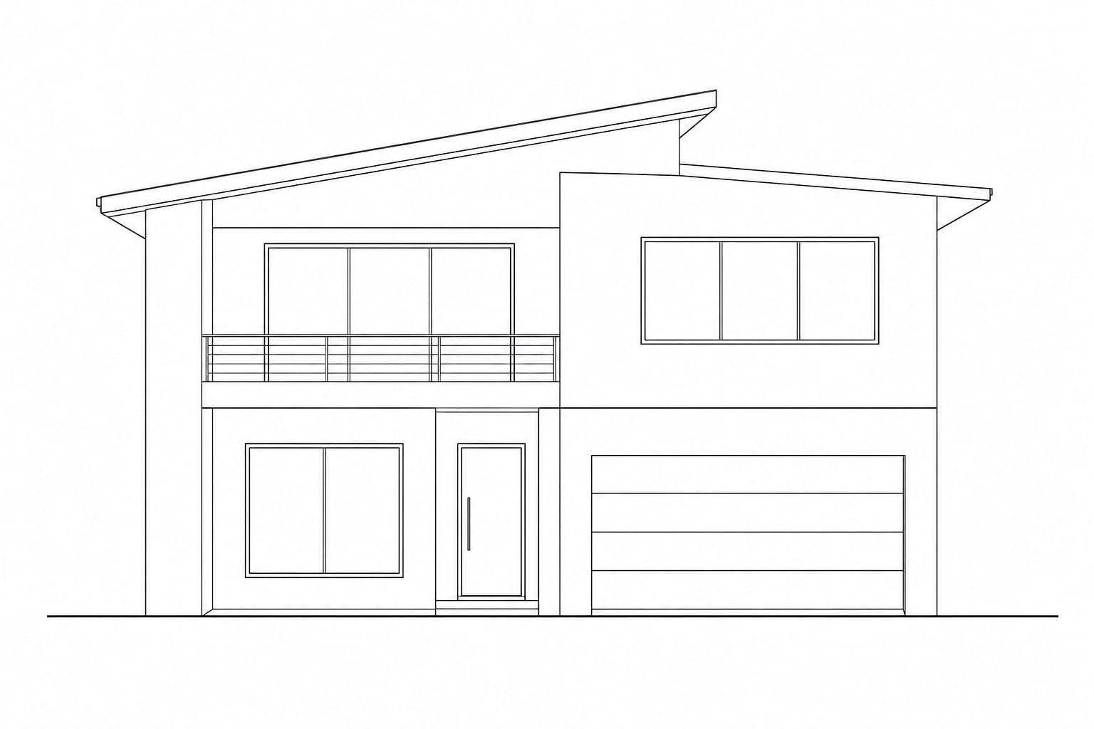 Sketch to Night Render — original working drawing