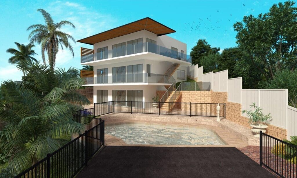 3 Storey Home Coastal Design