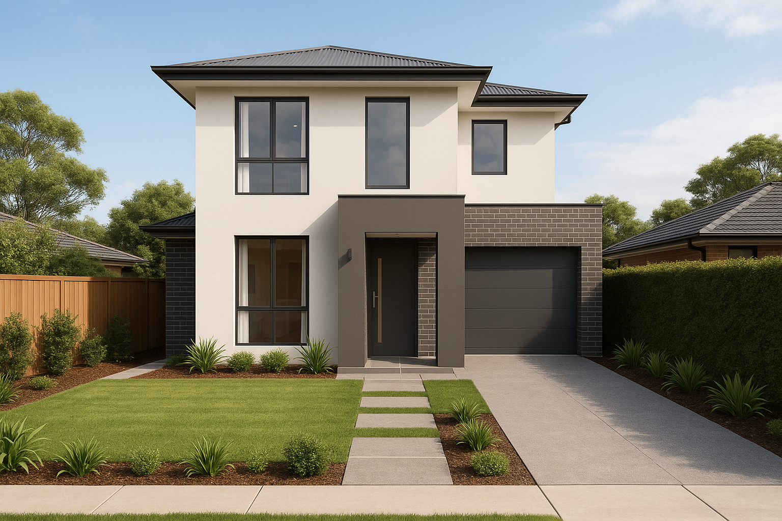 Artist impressions for Adelaide off-the-plan apartment sales displayed in a professional builder marketing suite