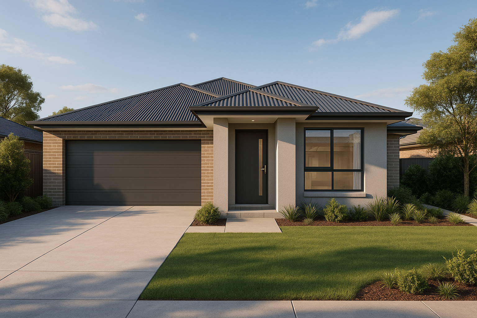 Artists impressions coloured floor plan for off-the-plan apartment sales prepared by Builders Brochures for Canberra builders