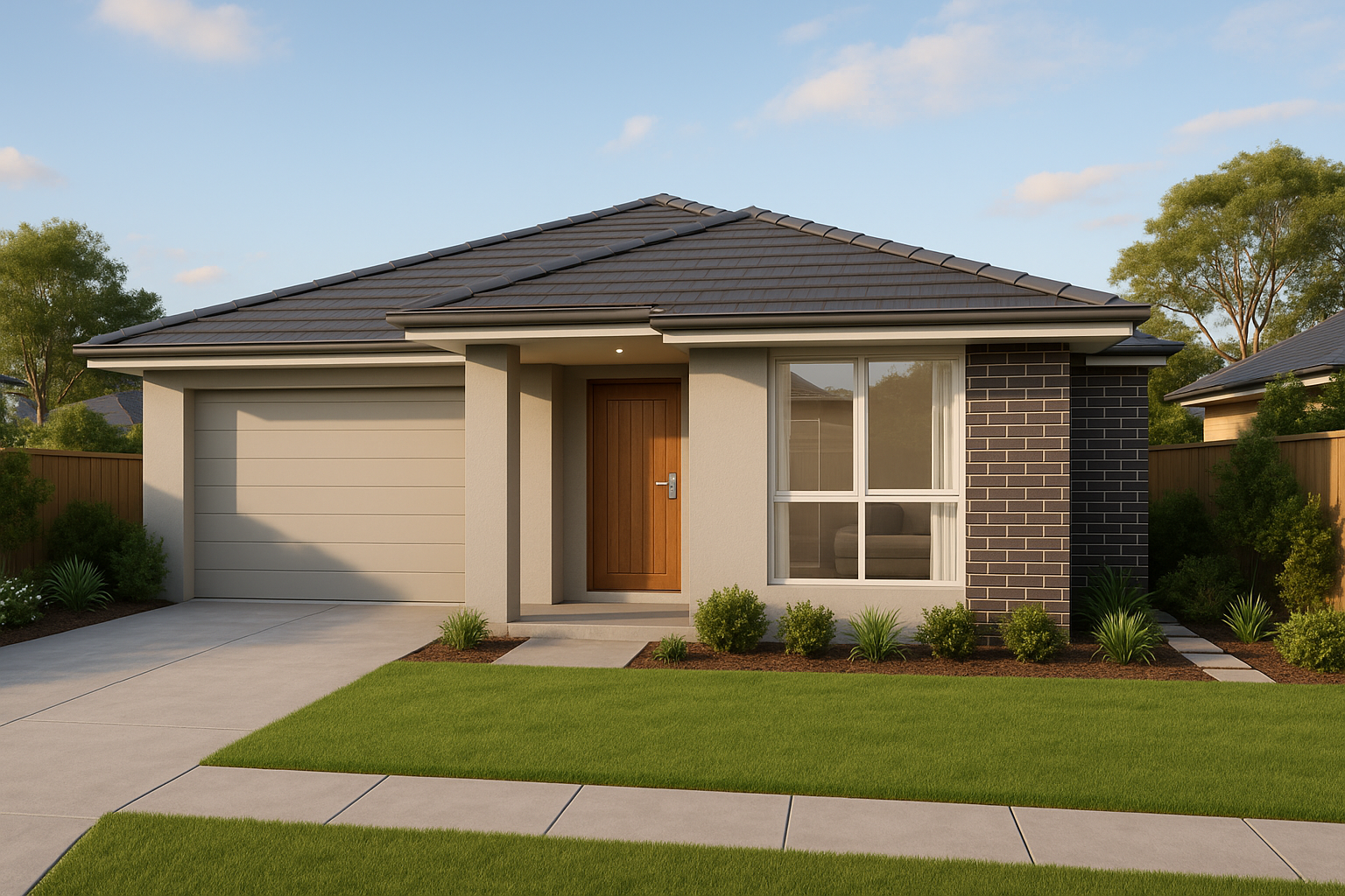 Coloured floor plan and 3D visualisation marketing materials for off-the-plan apartments in Wollongong by Artists Impressions